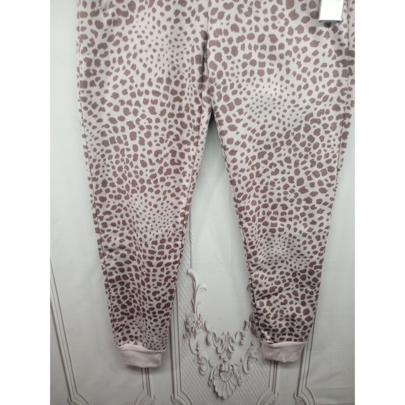 NWT Love Streak Classic Jogger Sweatpants Women's SZ S Pink Animal Print Pockets - Picture 7 of 16
